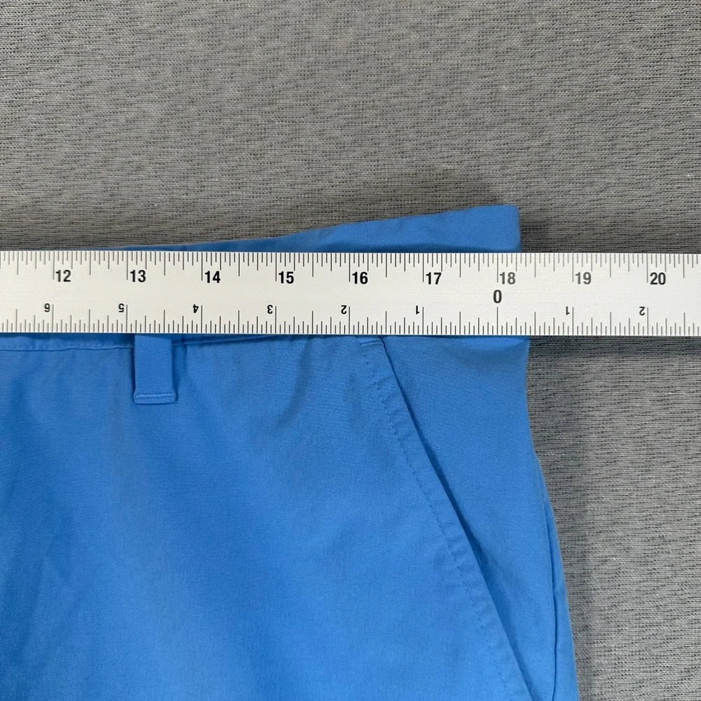 Adidas Golf Shorts Mens 36 Blue Recycled Polyester Spandex Performance Stretch
